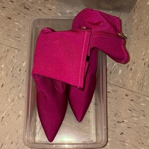 GUESS Pink Pointed Toe Boots